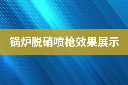 锅炉脱硝喷枪效果展示