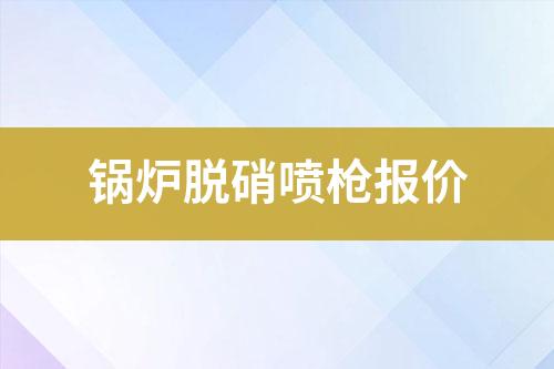 锅炉脱硝喷枪报价