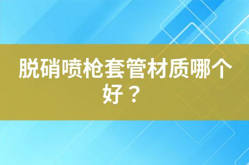 脱硝喷枪套管材质哪个好？