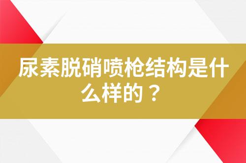 尿素脱硝喷枪结构是什么样的？